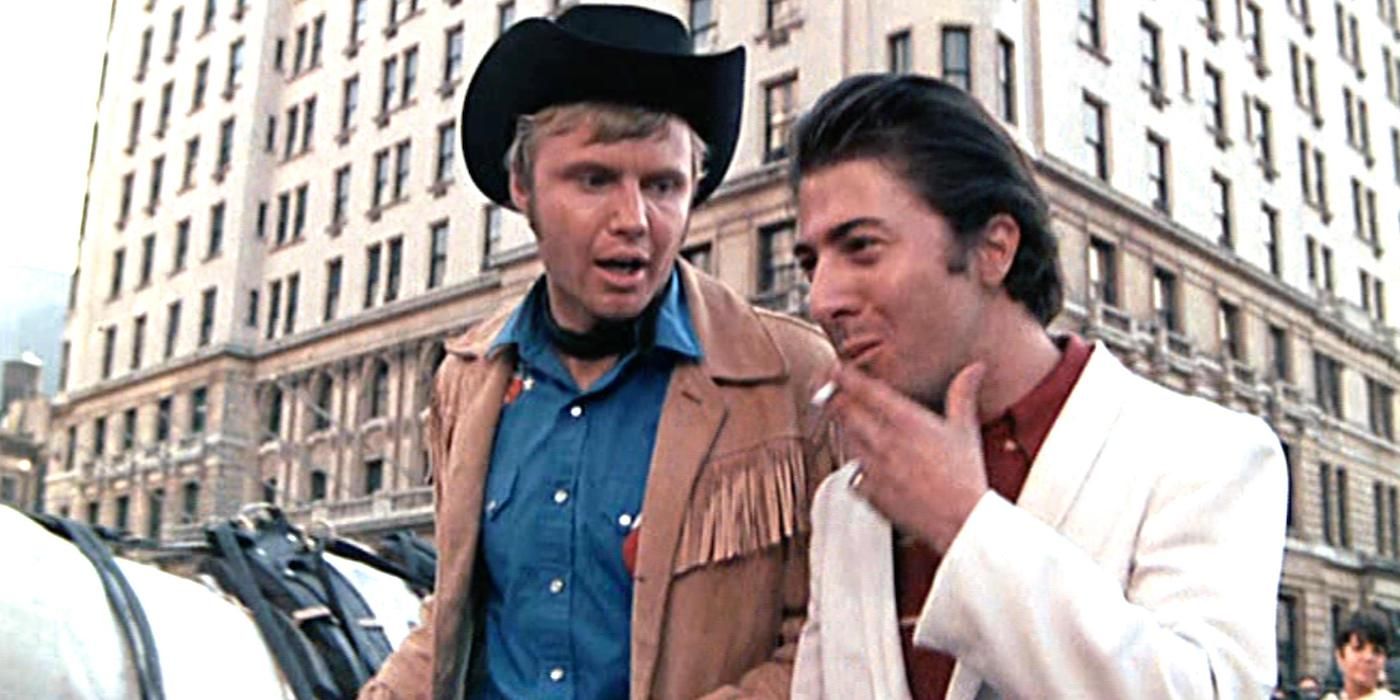 Dustin Hoffman et Jon Voight dans Midnight Cowboy