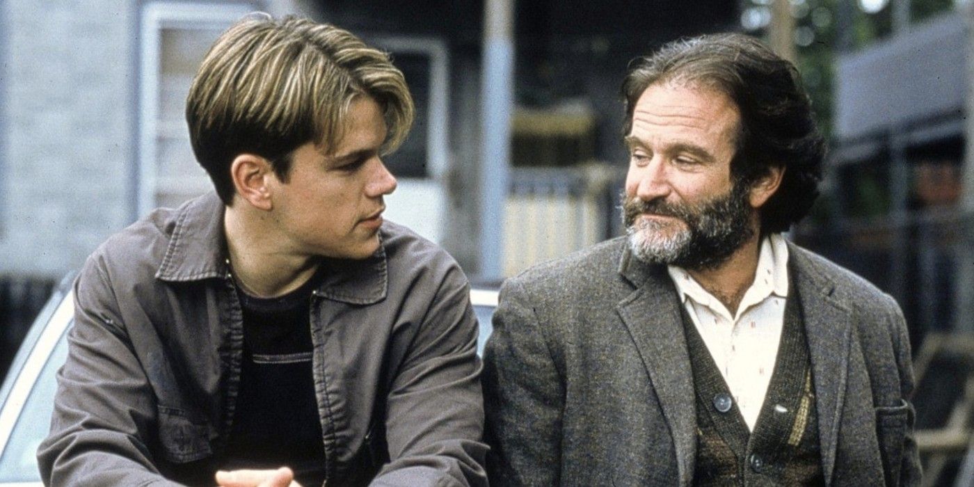 Matt Damon et Robin Williams dans Good Will Hunting