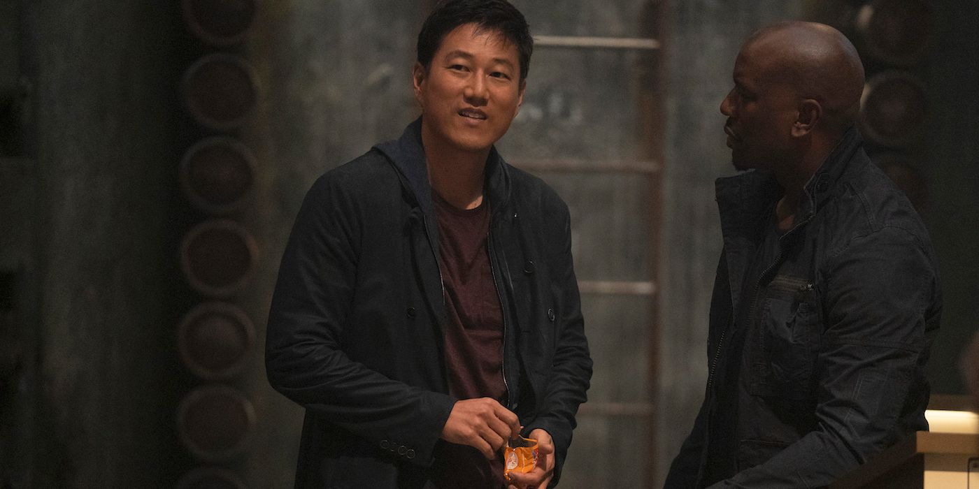 Sung Kang et Tyrese Gibson dans F9