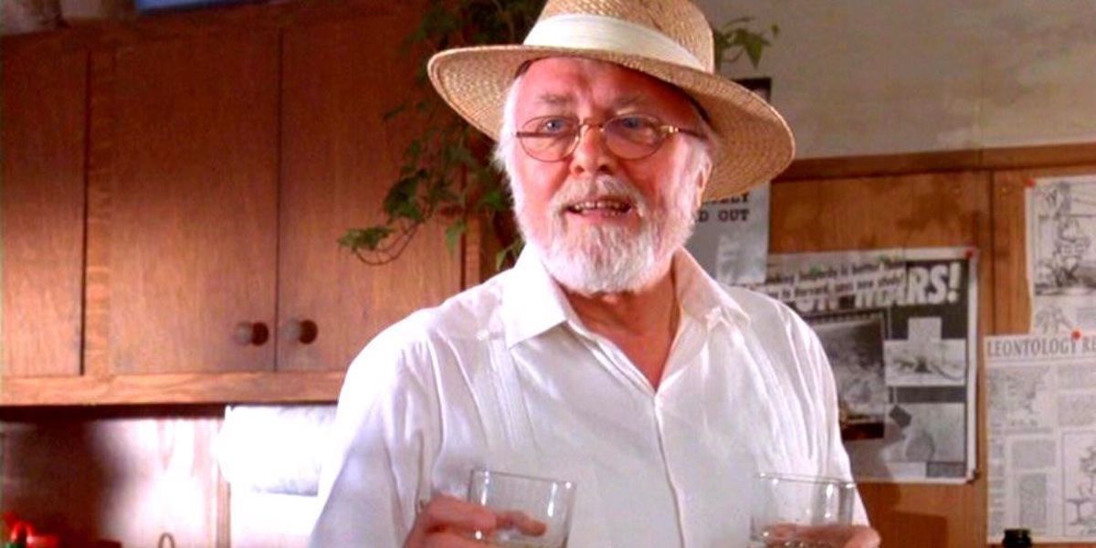 Richard Attenborough dans le rôle de John Hammond dans Jurassic Park