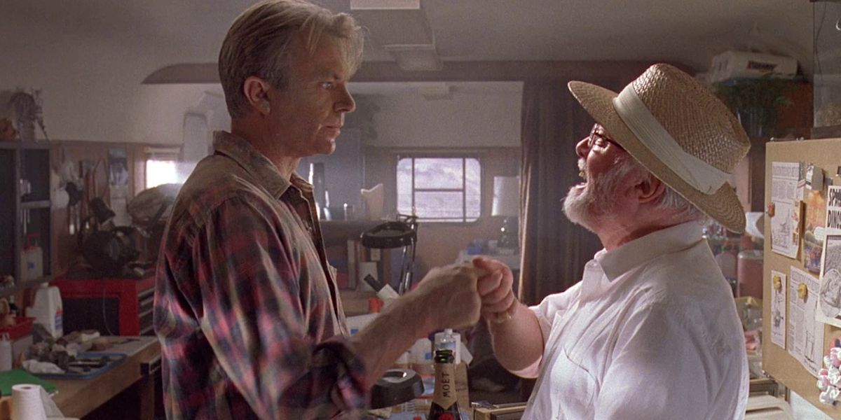 Sam Neill et Richard Attenborough dans Jurassic Park