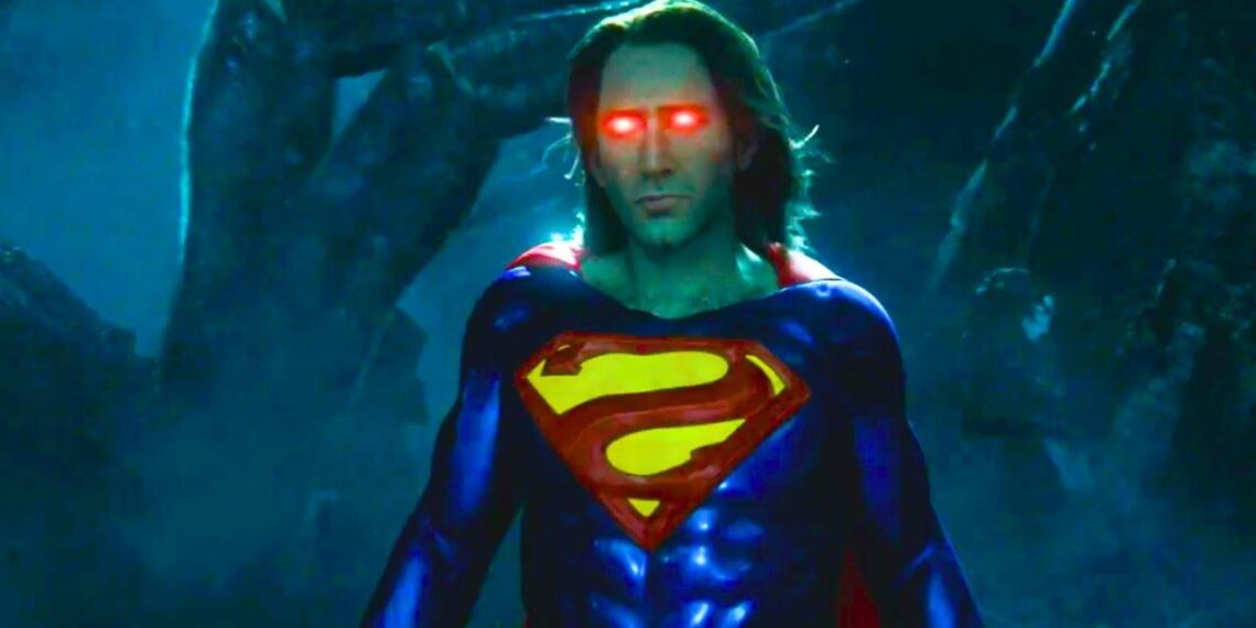Nicolas Cage contro il suo cameo in The Flash: la CGI ha cambiato la scena di Superman