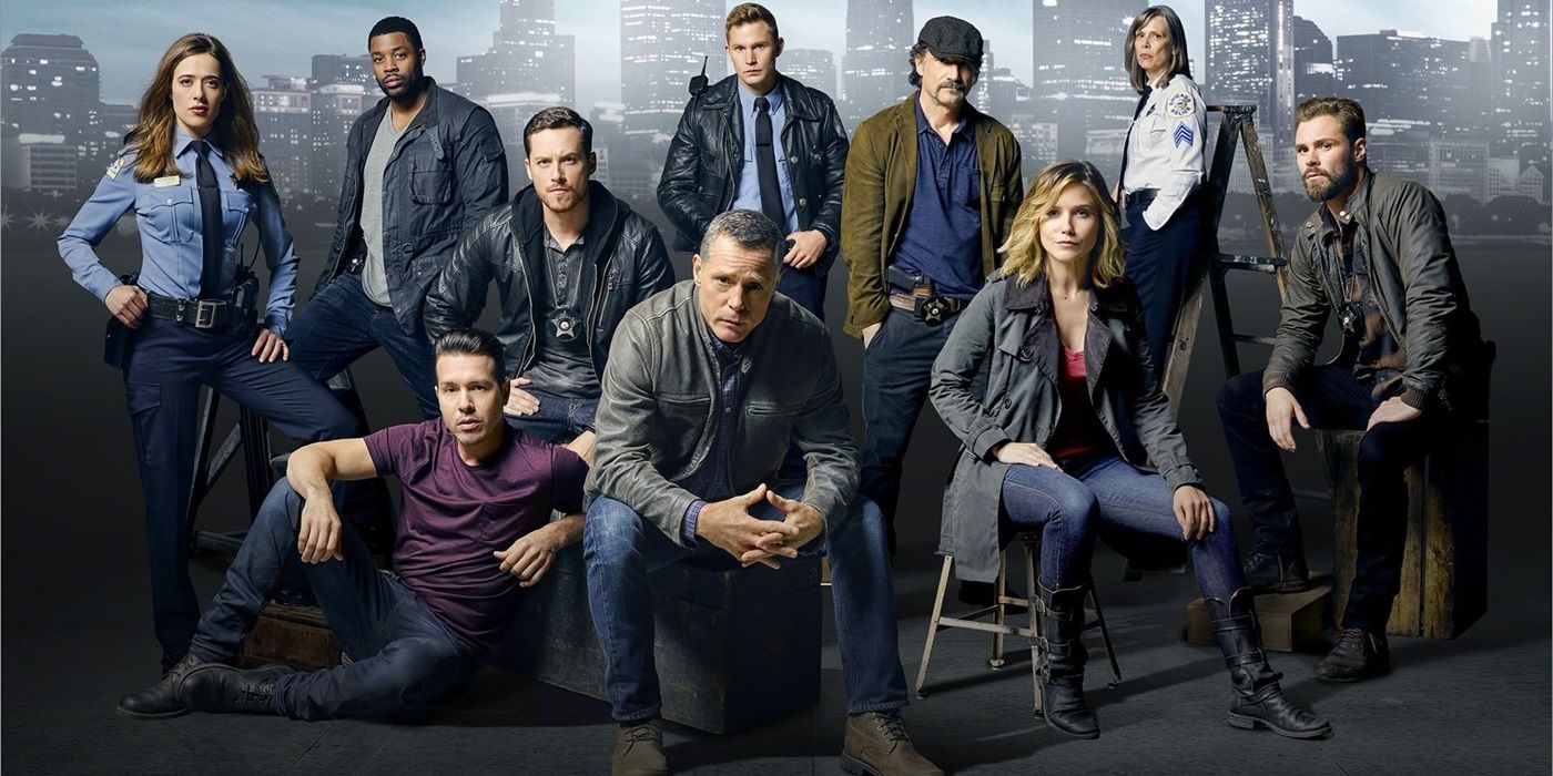 Cropped poster of Chicago P.D. Season 3 ensemble cast