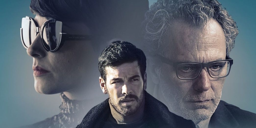 Bárbara Lennie, Mario Casas, José Coronado on a cropped poster for The Invisible Guest