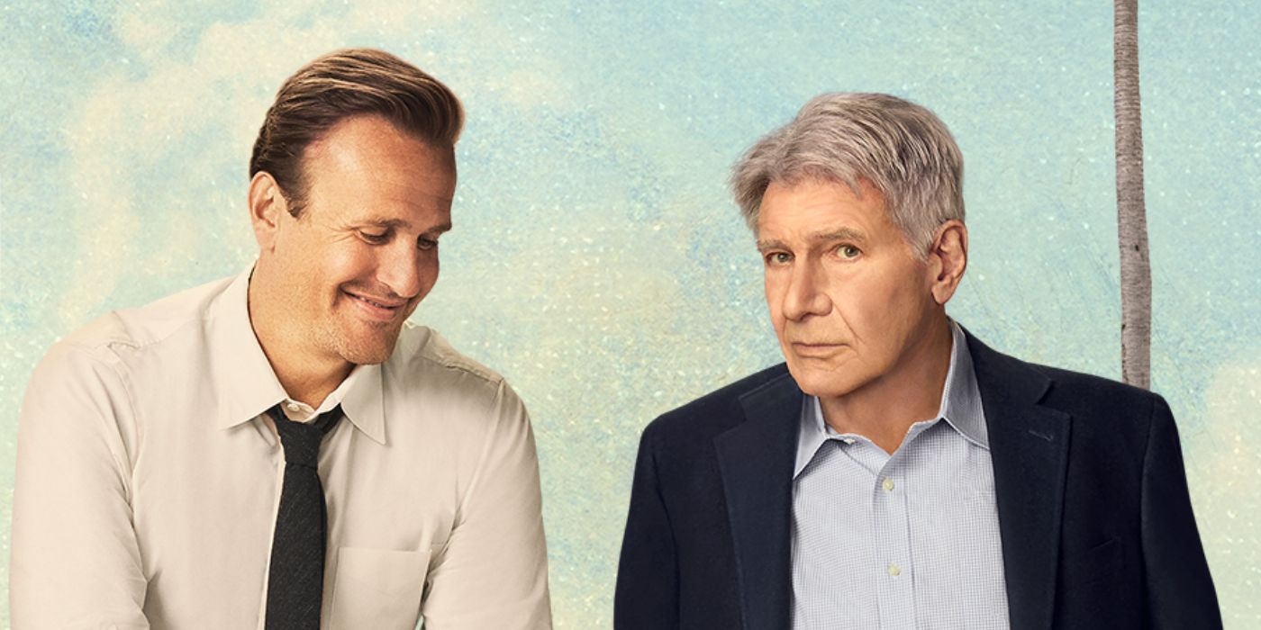 Jason Segel et Harrison Ford sur l'affiche de Shrinking Saison 2.