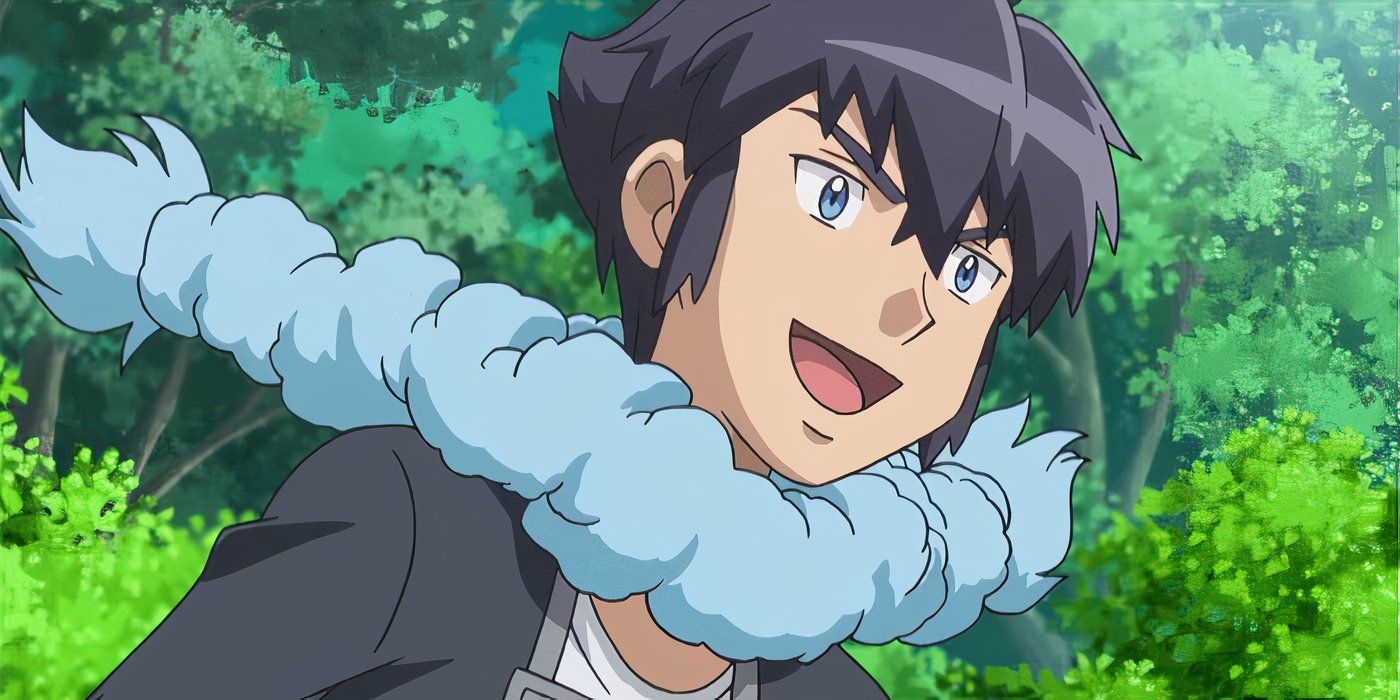 Alain parlant et souriant dans Pokémon : XY