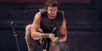 Paul Mescal in the colosseum in Gladiator II