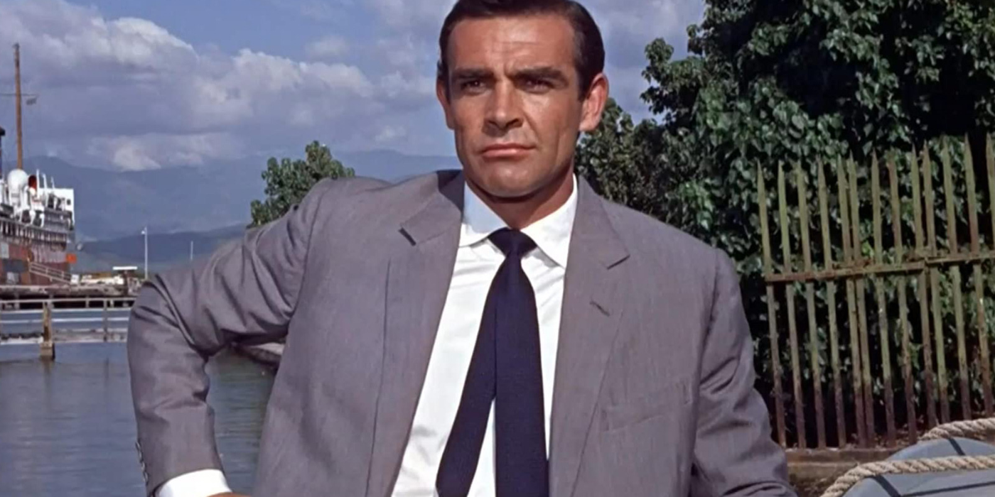 James Bond regardant au loin dans Dr. No