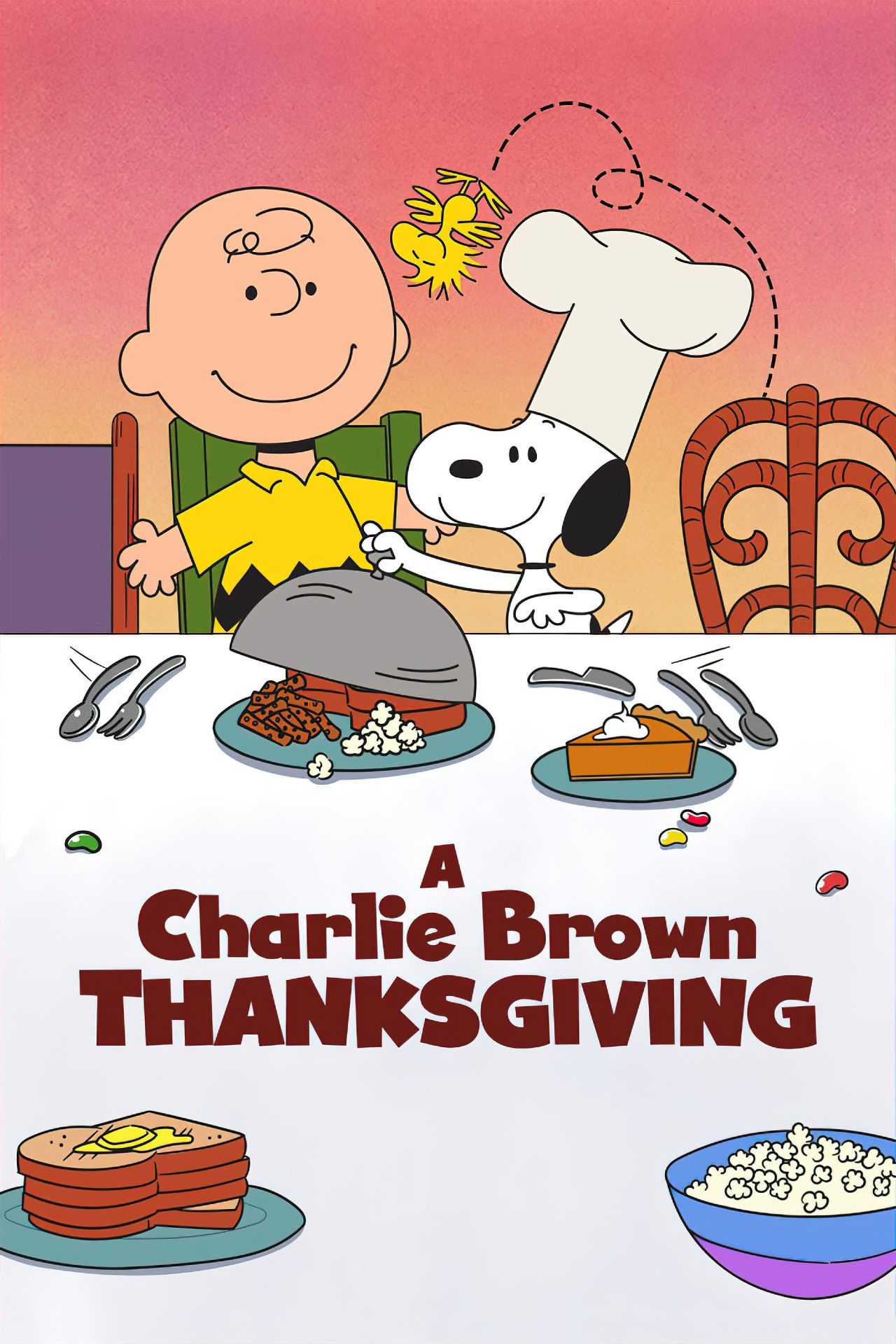 Une affiche du film de Thanksgiving de Charlie Brown