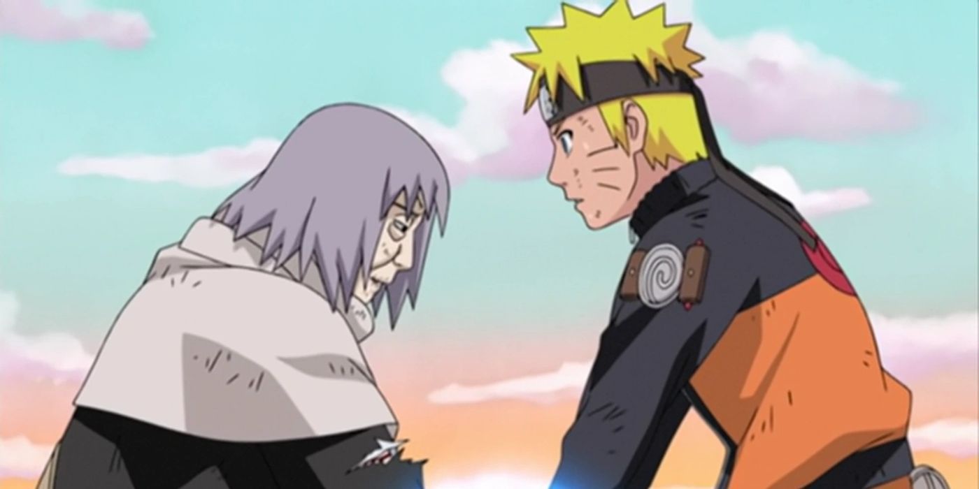 Shiyo et Naruto guérissent Gaara dans Naruto.