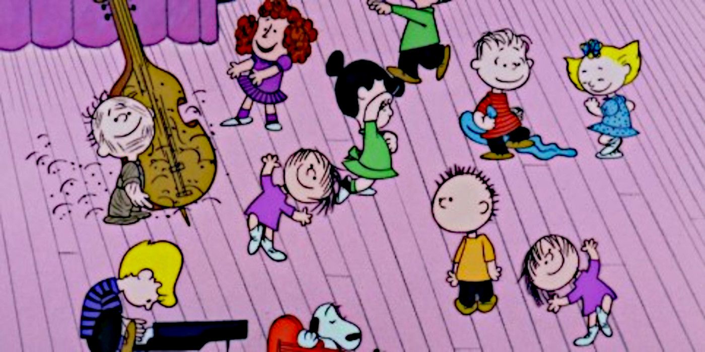 Les Peanuts dansent sur scène dans A Charlie Brown Christmas