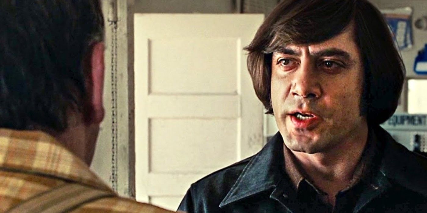 Anton Chigurh dit au propriétaire du magasin d'appeler le tirage au sort dans 