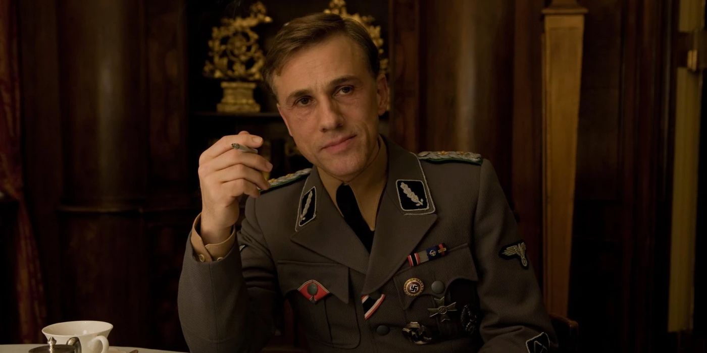 Christoph Waltz dans le rôle de Hans Landa dans Inglourious Basterds