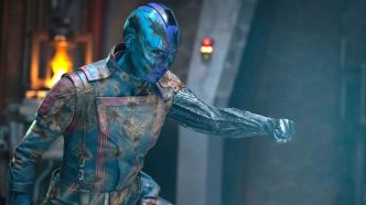 Nebula in Guardians of the Galaxy Volume 3 ready to punch something