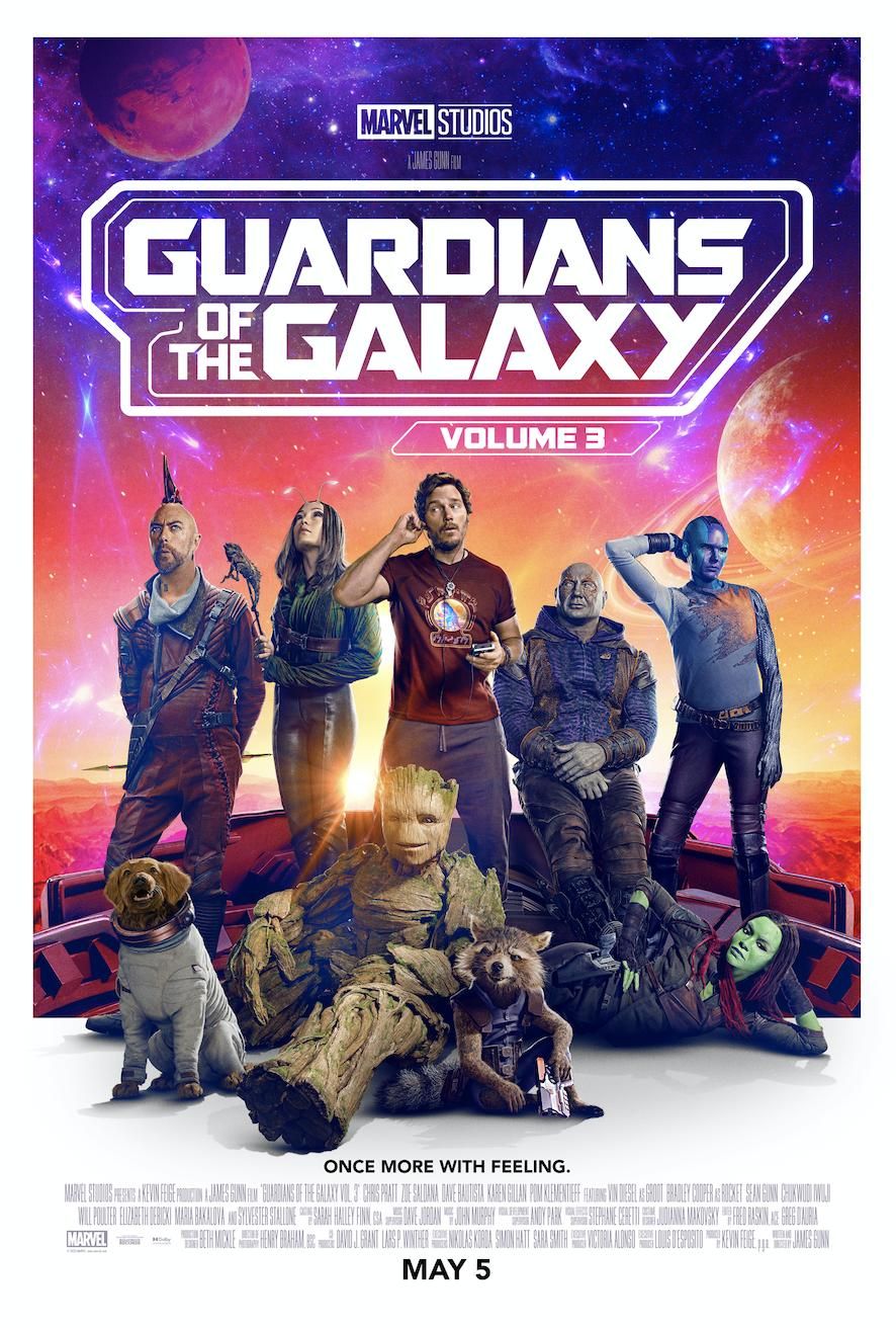 Affiche du film Les Gardiens de la Galaxie Vol 3