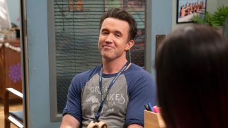 ROB MCELHENNEY in the Abbott Elementary Its Always Sunny Crossover episode