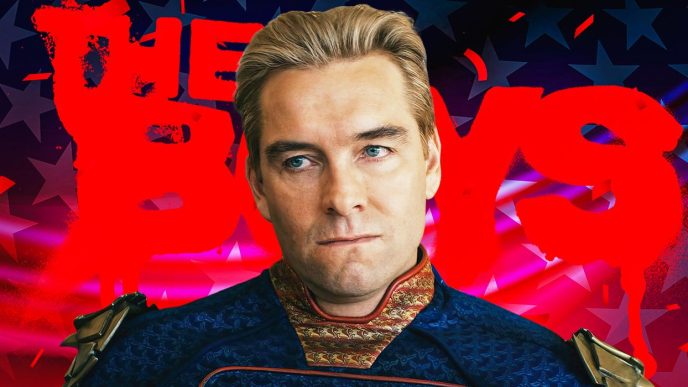 Custom image of Antony Starr as Homelander looking ready for revenge in The Boys