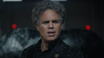 Mark Ruffalo as Hieronymous Marshall in Mickey 17.